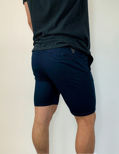 Bermuda Sibari Gabardina Jogger Slim Bolsillos Hombre Nueva