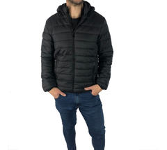Campera Importada Inflable Con Capucha Piel Interior Hombre - comprar online