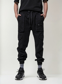 Imagen de Pantalon Jogger Luxo Caravan Cargo Gabardina Bolsillo Hombre