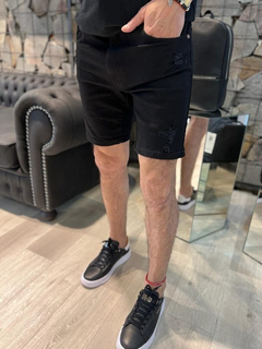 Bermuda Jean Bernabe Gerald Slim Fit Elastizada Hombre Nueva - comprar online