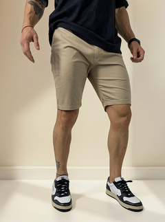 Bermuda Corte Chino Gabardina Nueva Importada