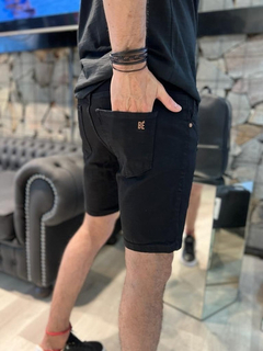 Bermuda Jean Bernabe Gerald Slim Fit Elastizada Hombre Nueva en internet