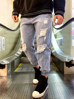 Jeans Jogger Snow Revston Varios Hombre Nuevo Azul