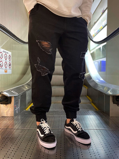Jeans Jogger Worn Black Revston Varios Hombre Nuevo - comprar online