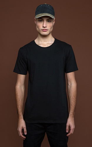 Remera Luxo Basica Lisa Cuello Redondo Manga Corta Hombre - comprar online