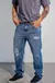 Pantalón Jean Santa Elena Recto Mom Hombre Nuevo Azul - comprar online