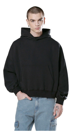 Buzo Luxo Hoodie Dotcom Crop Frisa Nuevo