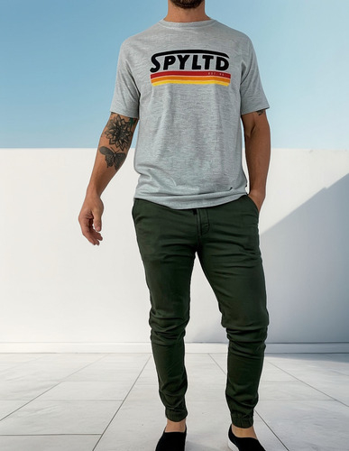 Pantalón Jogger Babucha Santa Elena Con Puños Nuevo Hombre