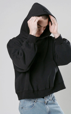 Buzo Luxo Hoodie Dotcom Crop Frisa Nuevo - tienda online