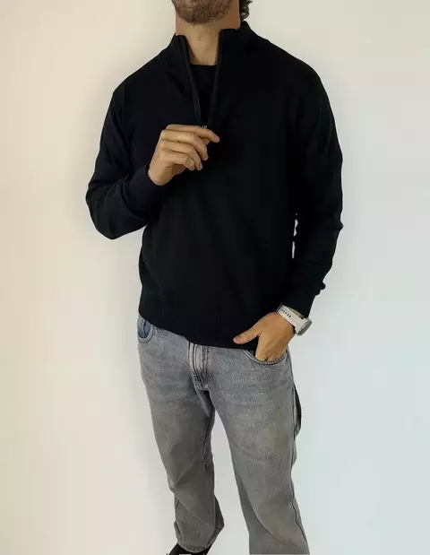 SWEATER MEDIO CIERRE IMPORTADO HILO - comprar online