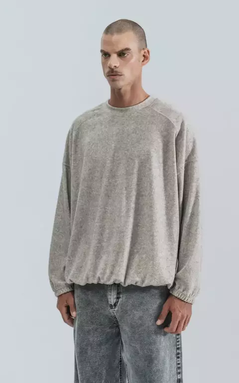Sweater Unisex Luxo Modelo Face - Estilo Y Comodidad Gris Face