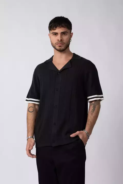 Camisa Manga Corta Tejida Mist VCP