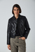 Campera eco cuero con cierres - comprar online