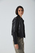 Campera eco cuero con cierres - tienda online
