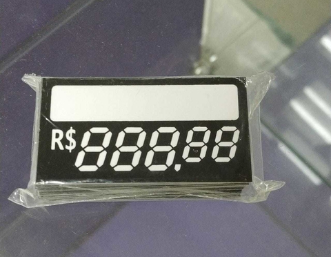 Pacote de etiqueta com 50 unidades