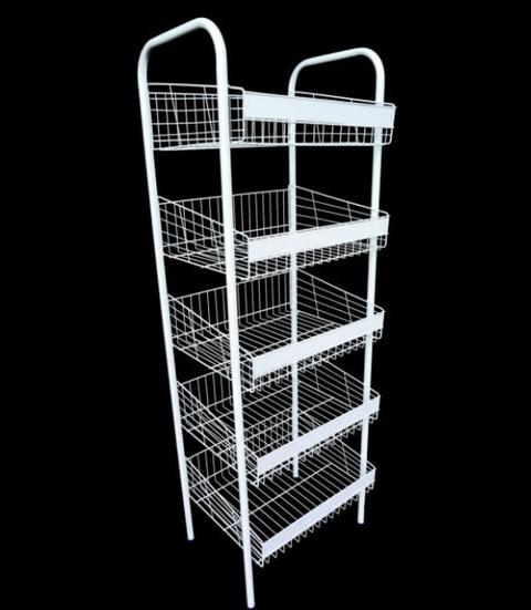 Ref.093 - Expositor com 5 cestos desmontável