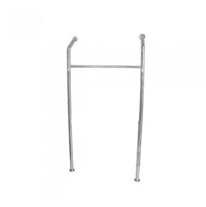 Arara montante cromada com 1 nível - Parede /Piso