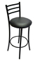 Ref.183-Banqueta alta com encosto alto-0,70x0,35m