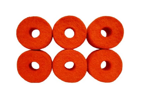 Feltro p/ Prato Pad Gorilla Laranja / Kit 6 unidades