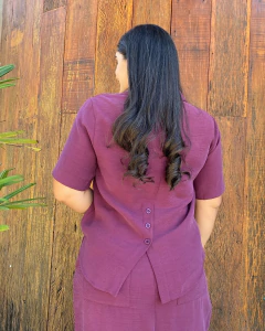 Imagem do CONJUNTO CAMISA E SAIA LONGA