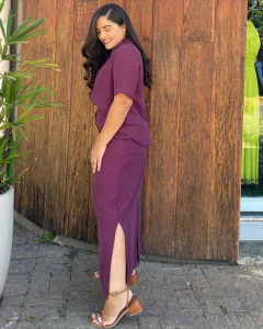 CONJUNTO CAMISA E SAIA LONGA - loja online