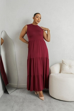 Imagem do VESTIDO LONGO COMFY MARSALA TRÊS MARIAS GOLINHA