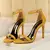 Salto Alto de Couro para Mulheres, Lady Gladiator Strap, S - comprar online