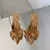 Slingbacks com nó borboleta para mulheres, salto fino, dedo apontado, salto alt - MISS CHARLOTTE STORE