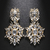 Exagerado Geométrico Strass Dangle Brincos, Luxo Oversize Pingente De Cristal na internet