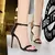 Salto Alto de Couro para Mulheres, Lady Gladiator Strap, S - MISS CHARLOTTE STORE
