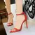 Salto Alto de Couro para Mulheres, Lady Gladiator Strap, S - comprar online