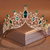 Headwear Nupcial para Senhoras, Cor Verde, Requintado, Deslumbrante