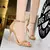 Salto Alto de Couro para Mulheres, Lady Gladiator Strap, S na internet