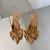 Slingbacks com nó borboleta para mulheres, salto fino, dedo apontado, salto alt - MISS CHARLOTTE STORE
