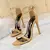 Salto Alto de Couro para Mulheres, Lady Gladiator Strap, S - MISS CHARLOTTE STORE