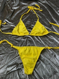 Bikini basic amarillo en internet