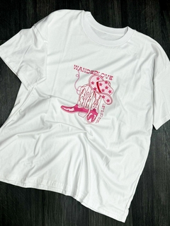 Remera Cowboy (negra o blanca) en internet