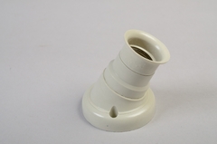 PORTALAMPARA RECEPTACULO RECTO BLANCO CHICO