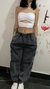 Calça Cargo Jeans Estonada - Conexão das Tribos