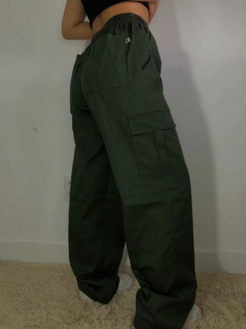 Calça Cargo Verde
