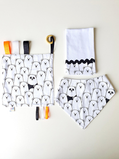 kit naninha babador bandana pano de boca