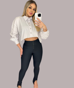 Calça Feminina Power Com Zíper - Carola Boutique | Compre Roupas Femininas em Promoção