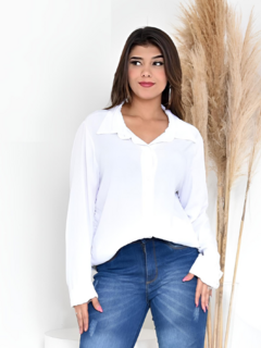 Camisa Social Feminina Manga Longa Promo - comprar online