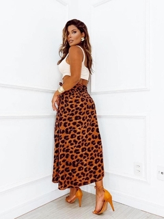 Saia longa - envelope - Carola Boutique | Compre Roupas Femininas em Promoção