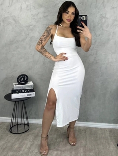 Imagem do Vestido com amarração nas costas anarruga
