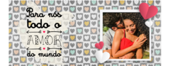 Mundo com Foto - Caneca Personalizada