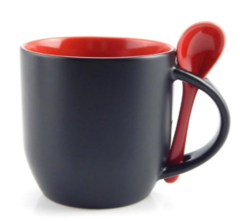 Caneca Mágica Vermelha com Colher