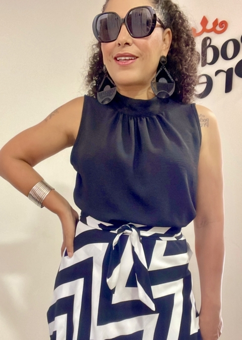 Blusa Crepe Golinha - comprar online