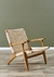 Poltrona CH 25 Lounge Rattan - comprar online