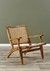 Poltrona CH lustre roble - comprar online